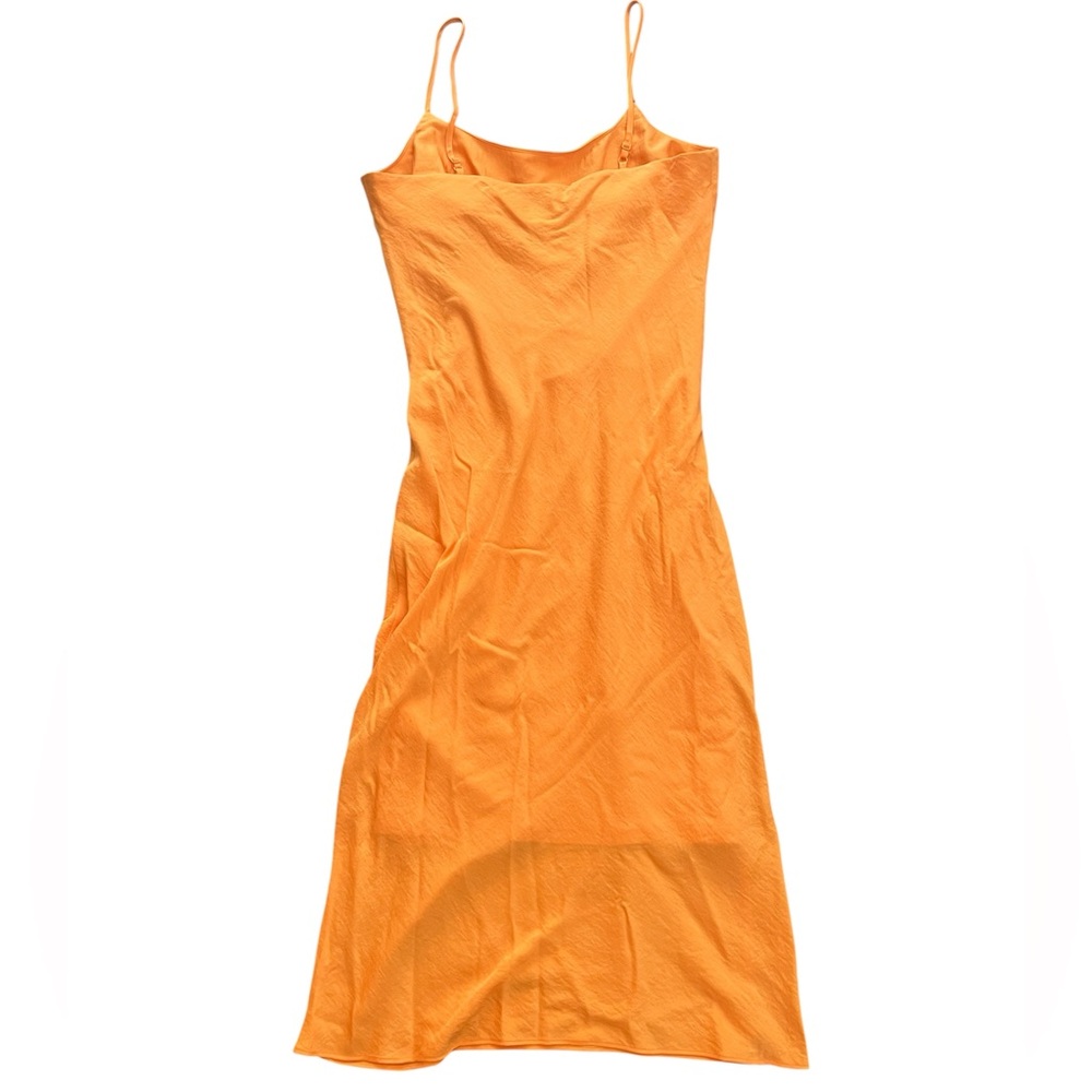 Express Vibrant Orange Maxi slip Dress - Picture 2 of 3